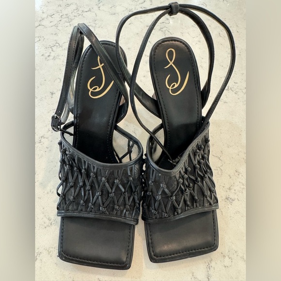 Sam Edelman Women's Candice Ankle Strap High Heel Sandals Sz 10 Black - Picture 6 of 14